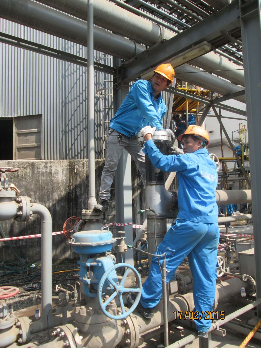 Bảo trì nhà máy Gas Việt Nhật